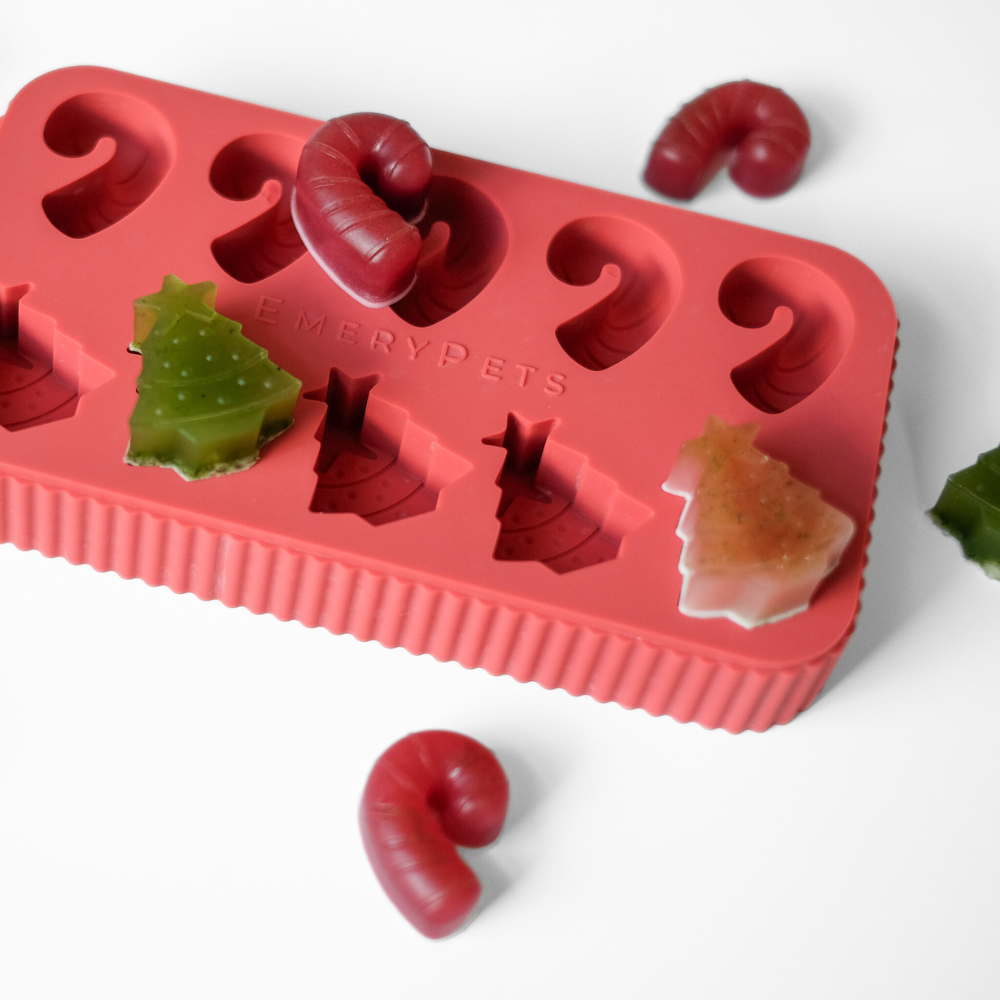 Christmas Tree + Candy Cane Treat Mold (Seasonal)