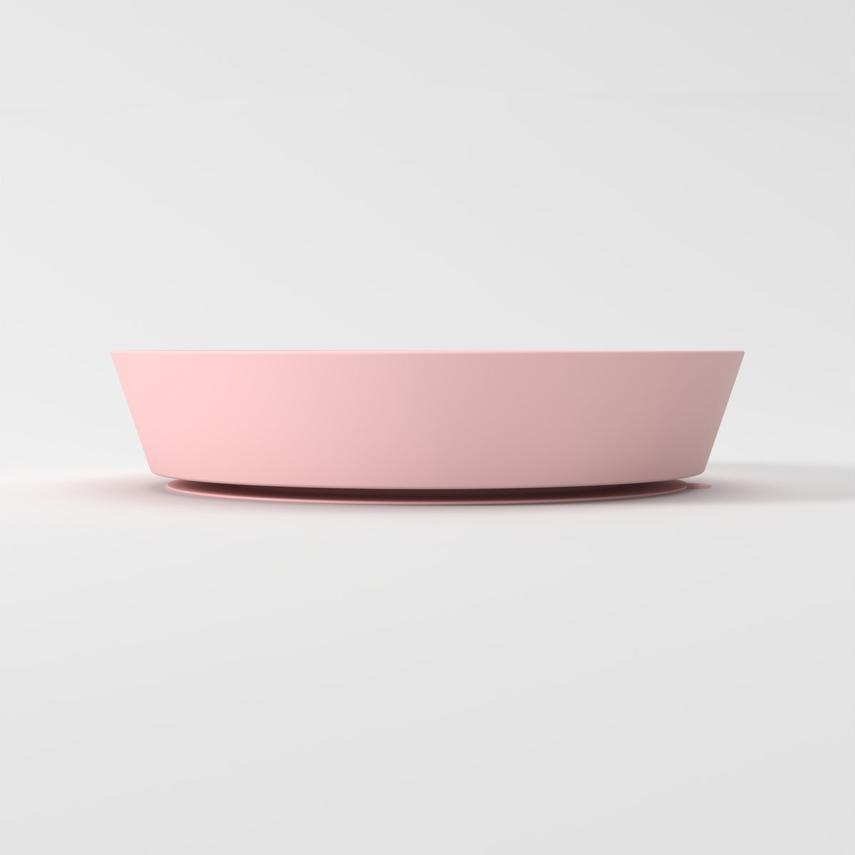 Medium Pink Star + Cloud slow feeder bowl, empty side studio view
