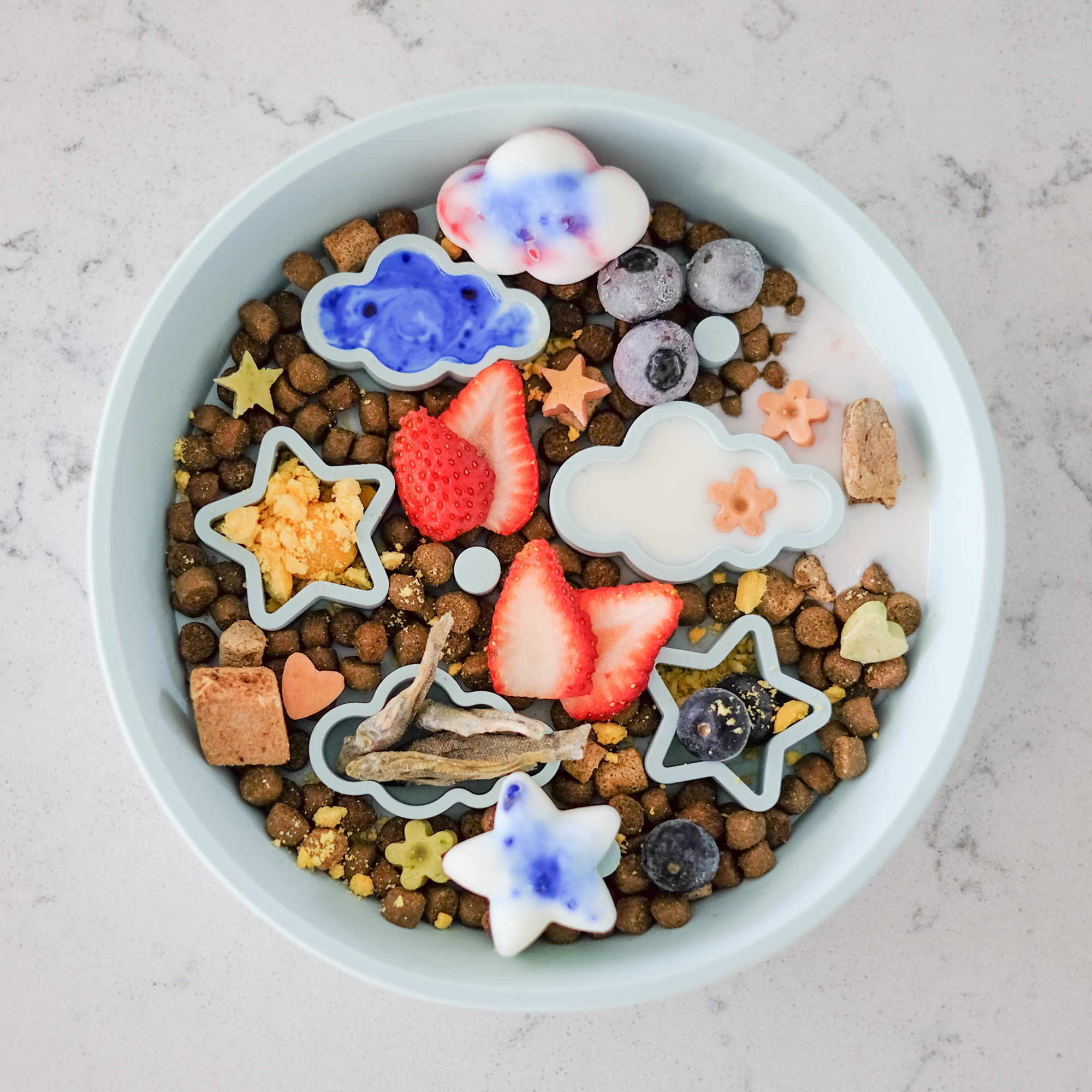 Star + Cloud Slow Feeder Bowl