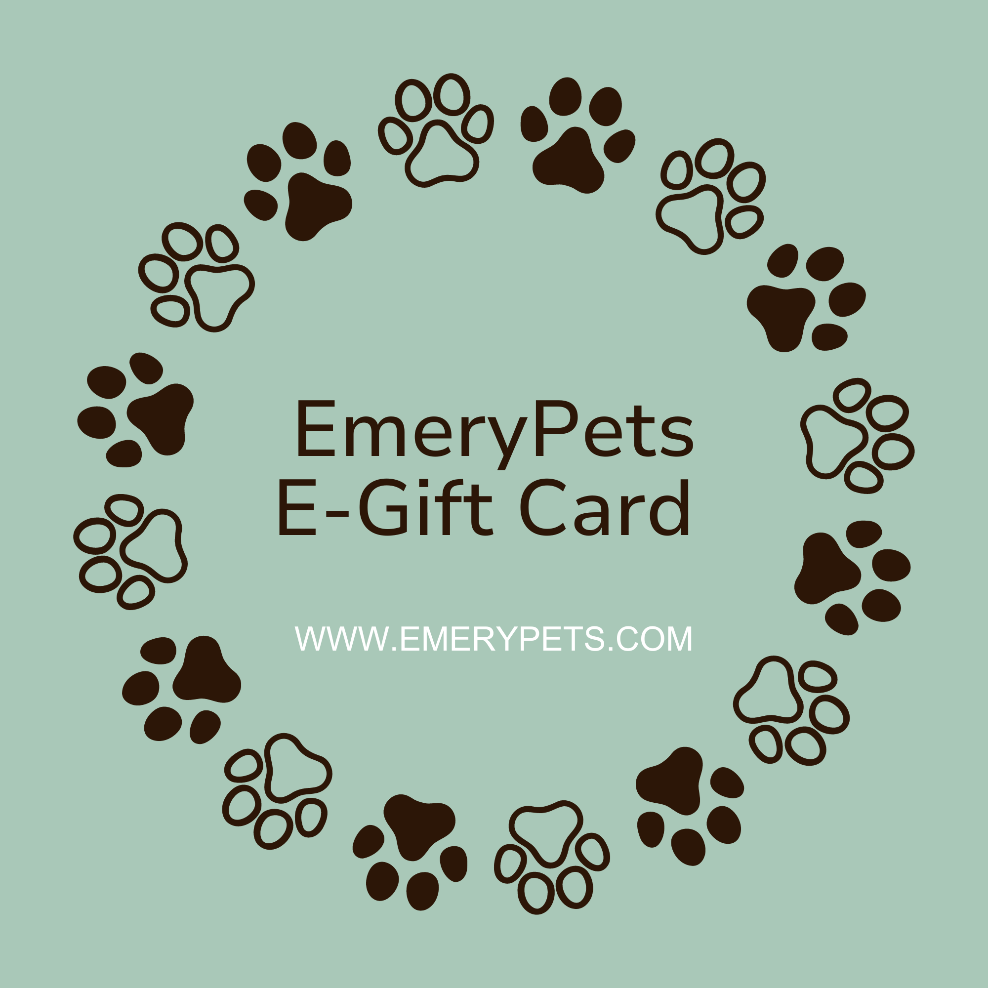 EmeryPets E-Gift Card