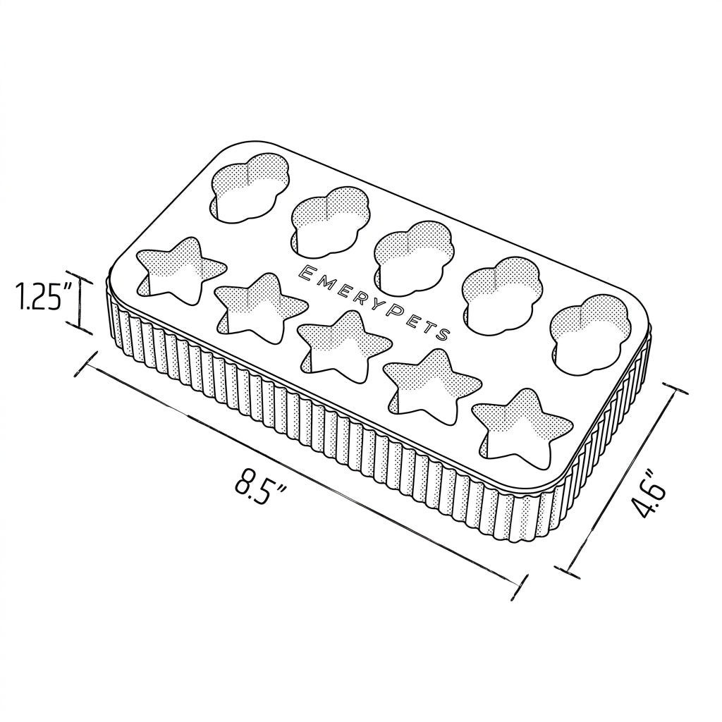 Star + Cloud Treat Mold